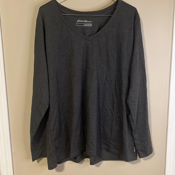 Eddie Bauer, long sleeve V-neck shirt - Picture 1 of 6